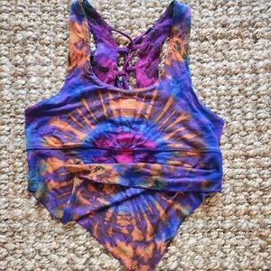 Tie-Dye Sleeveless Top